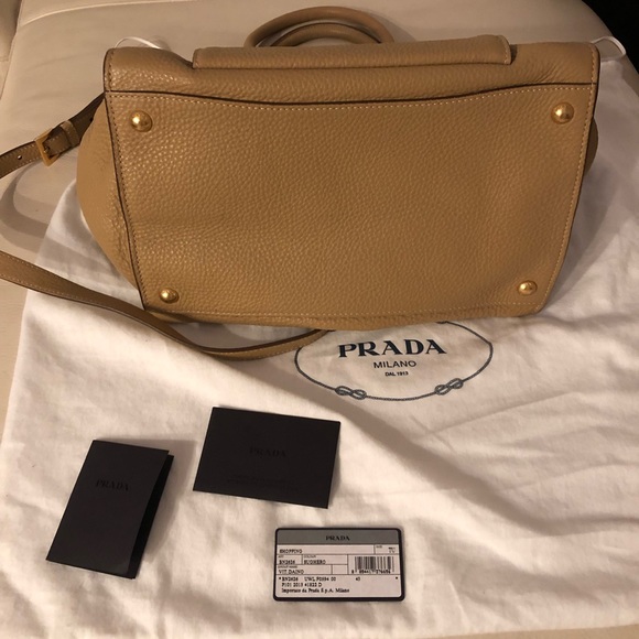 Prada Vitello Daino Leather Tote - Picture 2 of 8